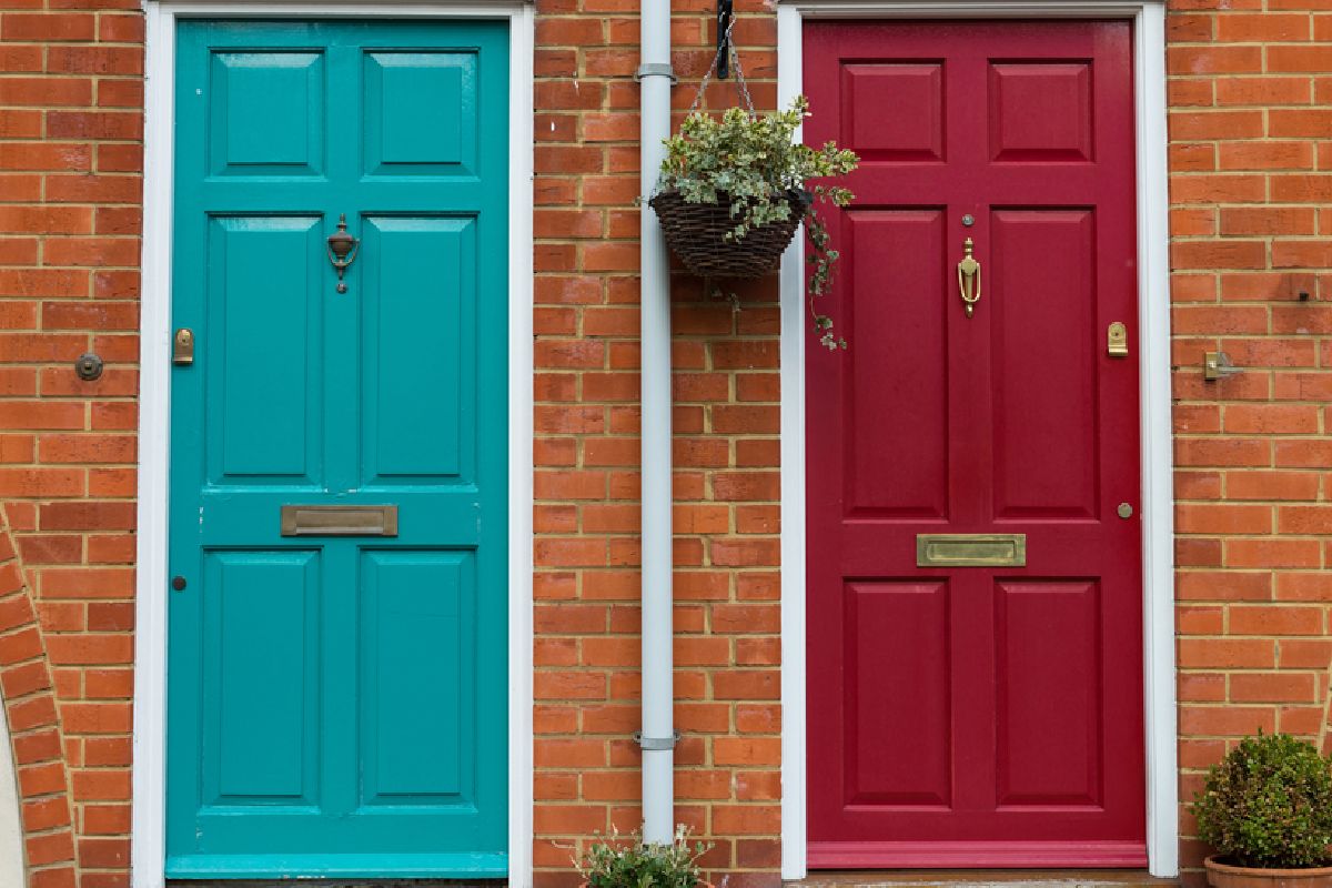 Customize your front door with a new color