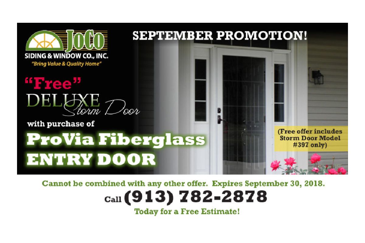 Our January Promotion: Save on ProVia Doors + Get a Bonus Storm Door