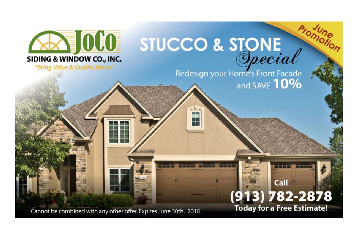 June Promotion: Save On Stucco & Stone Siding