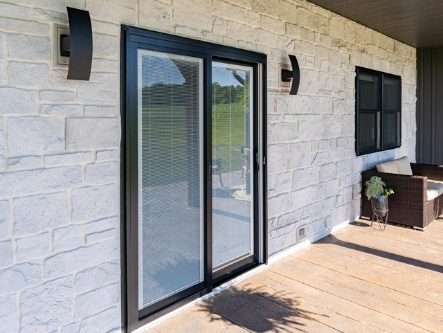 Endure Patio Door in Coal Black