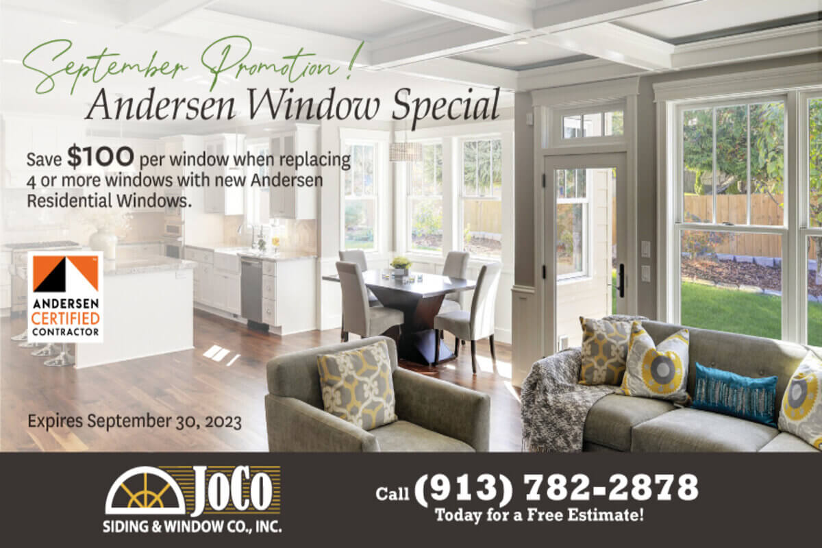 SEPTEMBER PROMOTION: ANDERSEN® WINDOWS