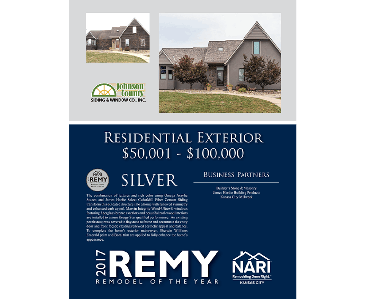 2017 NARI REMY Joco Siding Awards